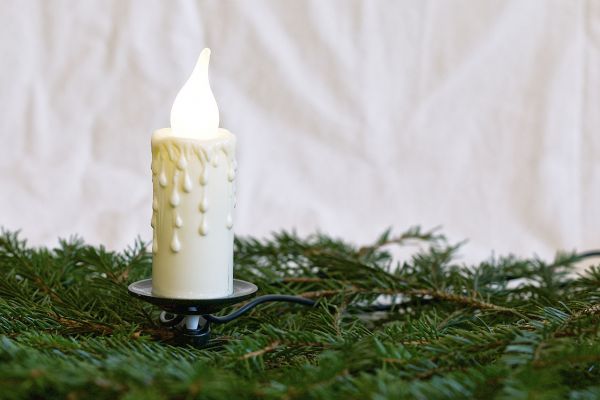 LED Lichterkette 15-tlg. E10 mattiert