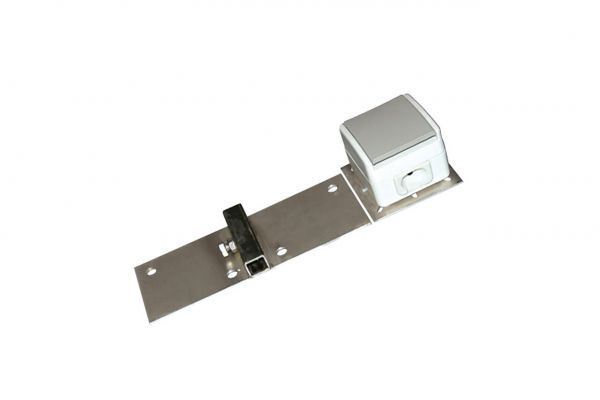 Wall mounting bracket with power supply