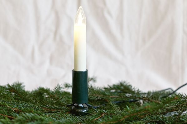 LED Lichterkette 15-tlg. E10 klar, glatt