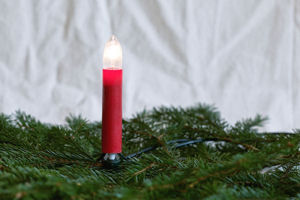 Lichterkette 30-tlg. E10 klar, geriffelt