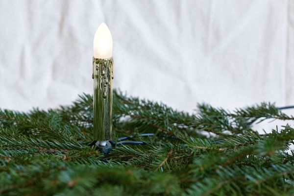 LED Lichterkette 30-tlg. E10 matt, geriffelt