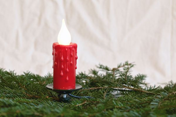 LED Lichterkette 15-tlg. E10 mattiert